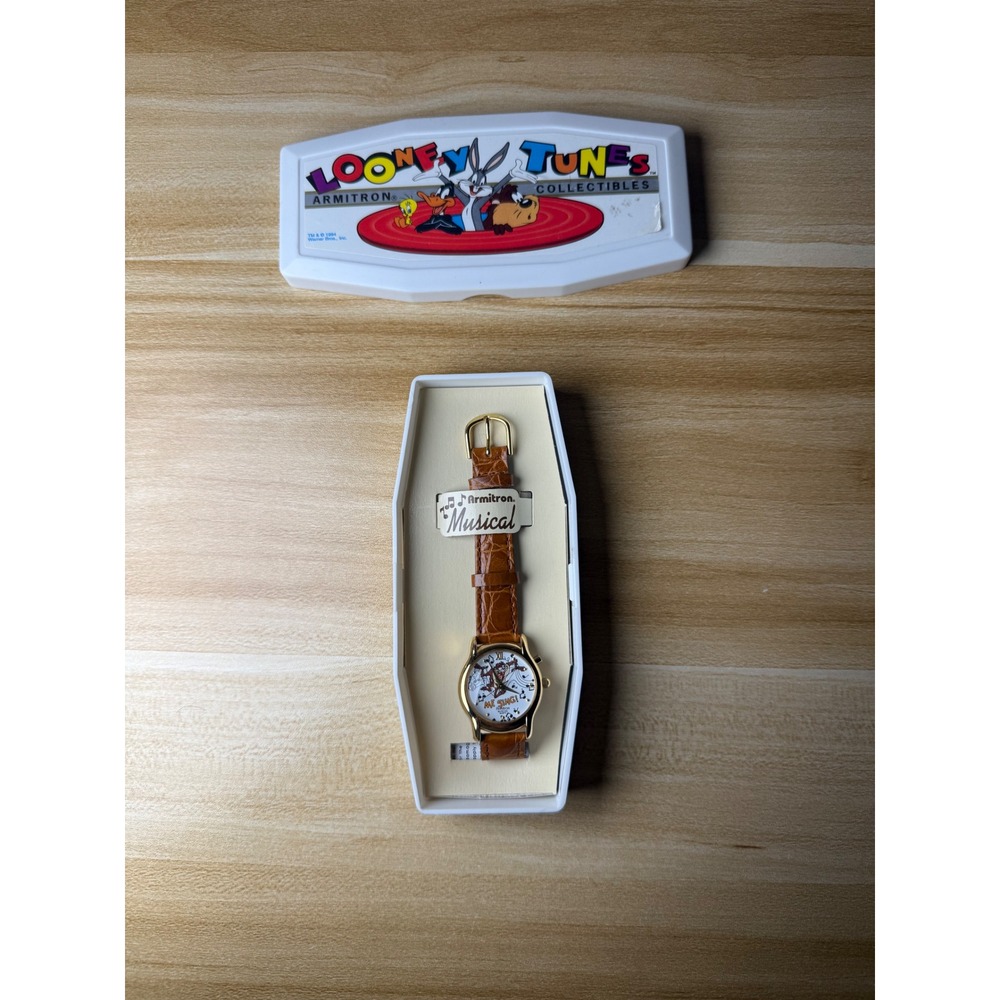 Armitron Looney Tunes Musical Watch Taz - Needs new battery‎